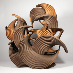 Curved-crease sculpture